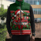 Bayard Rustin Christmas Sleeveless Puffer Jacket Ugly Christmas Pattern Retro Fair Isle