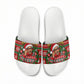Bayard Rustin Christmas Slide Sandals Ugly Christmas Pattern Retro Fair Isle