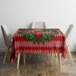 Bayard Rustin Christmas Tablecloth Ugly Christmas Pattern Retro Fair Isle