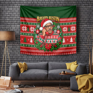 Bayard Rustin Christmas Tapestry Ugly Christmas Pattern Retro Fair Isle