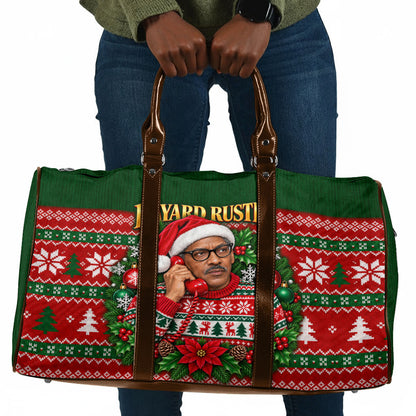Bayard Rustin Christmas Travel Bag Ugly Christmas Pattern Retro Fair Isle