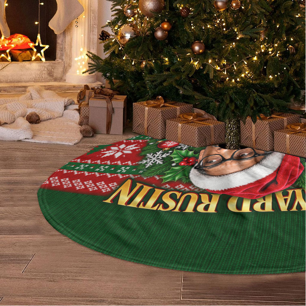 Bayard Rustin Christmas Tree Skirt Ugly Christmas Pattern Retro Fair Isle