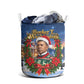 Booker T. Washington Christmas Laundry Basket Ugly Christmas Pattern Starry Winter Night