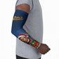 Booker T. Washington Christmas Arm Sleeves Ugly Christmas Pattern Starry Winter Night