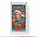 Booker T. Washington Christmas Baby Bed Cover Ugly Christmas Pattern Starry Winter Night