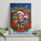Booker T. Washington Christmas Canvas Wall Art Ugly Christmas Pattern Starry Winter Night