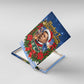 Booker T. Washington Christmas Canvas Wall Art Ugly Christmas Pattern Starry Winter Night
