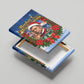 Booker T. Washington Christmas Canvas Wall Art Ugly Christmas Pattern Starry Winter Night