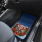 Booker T. Washington Christmas Car Mats Ugly Christmas Pattern Starry Winter Night