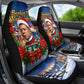 Booker T. Washington Christmas Car Seat Cover Ugly Christmas Pattern Starry Winter Night