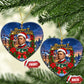 Booker T. Washington Christmas Ceramic Ornament Ugly Christmas Pattern Starry Winter Night
