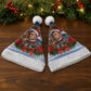 Booker T. Washington Christmas Santa Hat Ugly Christmas Pattern Starry Winter Night