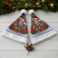 Booker T. Washington Christmas Santa Hat Ugly Christmas Pattern Starry Winter Night