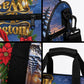 Booker T. Washington Christmas Duffle Bag Ugly Christmas Pattern Starry Winter Night