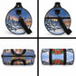 Booker T. Washington Christmas Duffle Bag Ugly Christmas Pattern Starry Winter Night