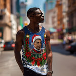 Booker T. Washington Christmas Men Tank Top Ugly Christmas Pattern Starry Winter Night