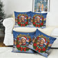 Booker T. Washington Christmas Pillow Cover Ugly Christmas Pattern Starry Winter Night