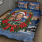 Booker T. Washington Christmas Quilt Bed Set Ugly Christmas Pattern Starry Winter Night