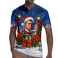 Booker T. Washington Christmas Rugby Jersey Ugly Christmas Pattern Starry Winter Night