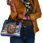 Booker T. Washington Christmas Shoulder Handbag Ugly Christmas Pattern Starry Winter Night
