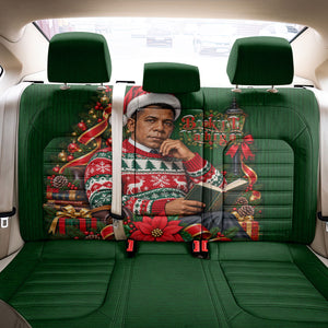 Booker T. Washington Christmas Back Car Seat Cover Ugly Christmas Pattern Vintage Holiday