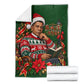 Booker T. Washington Christmas Blanket Ugly Christmas Pattern Vintage Holiday