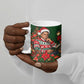 Booker T. Washington Christmas Ceramic Mug Ugly Christmas Pattern Vintage Holiday