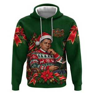 Booker T. Washington Christmas Hoodie Ugly Christmas Pattern Vintage Holiday