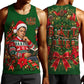 Booker T. Washington Christmas Men Tank Top Ugly Christmas Pattern Vintage Holiday