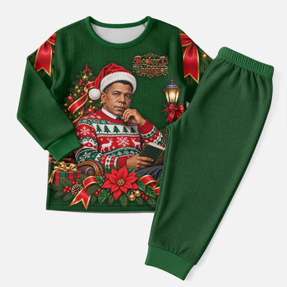Booker T. Washington Christmas Pajama Set Ugly Christmas Pattern Vintage Holiday
