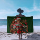 Booker T. Washington Christmas Sarong Ugly Christmas Pattern Vintage Holiday