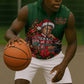 Booker T. Washington Christmas Sleeveless Zip Hoodie Ugly Christmas Pattern Vintage Holiday