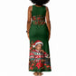 Booker T. Washington Christmas Tank Maxi Dress Ugly Christmas Pattern Vintage Holiday