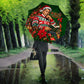 Booker T. Washington Christmas Umbrella Ugly Christmas Pattern Vintage Holiday