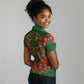 Booker T. Washington Christmas Women Polo Shirt Ugly Christmas Pattern Vintage Holiday