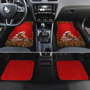 James Baldwin Christmas Car Mats Ugly Christmas Pattern Vintage Holiday