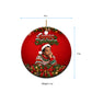 James Baldwin Christmas Ceramic Ornament Ugly Christmas Pattern Vintage Holiday