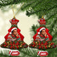 James Baldwin Christmas Ceramic Ornament Ugly Christmas Pattern Vintage Holiday
