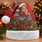 James Baldwin Christmas Santa Hat Ugly Christmas Pattern Vintage Holiday