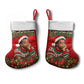 James Baldwin Christmas Stocking Ugly Christmas Pattern Vintage Holiday