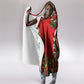 James Baldwin Christmas Hooded Blanket Ugly Christmas Pattern Vintage Holiday