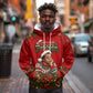 James Baldwin Christmas Hoodie Ugly Christmas Pattern Vintage Holiday