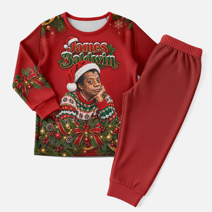 James Baldwin Christmas Pajama Set Ugly Christmas Pattern Vintage Holiday