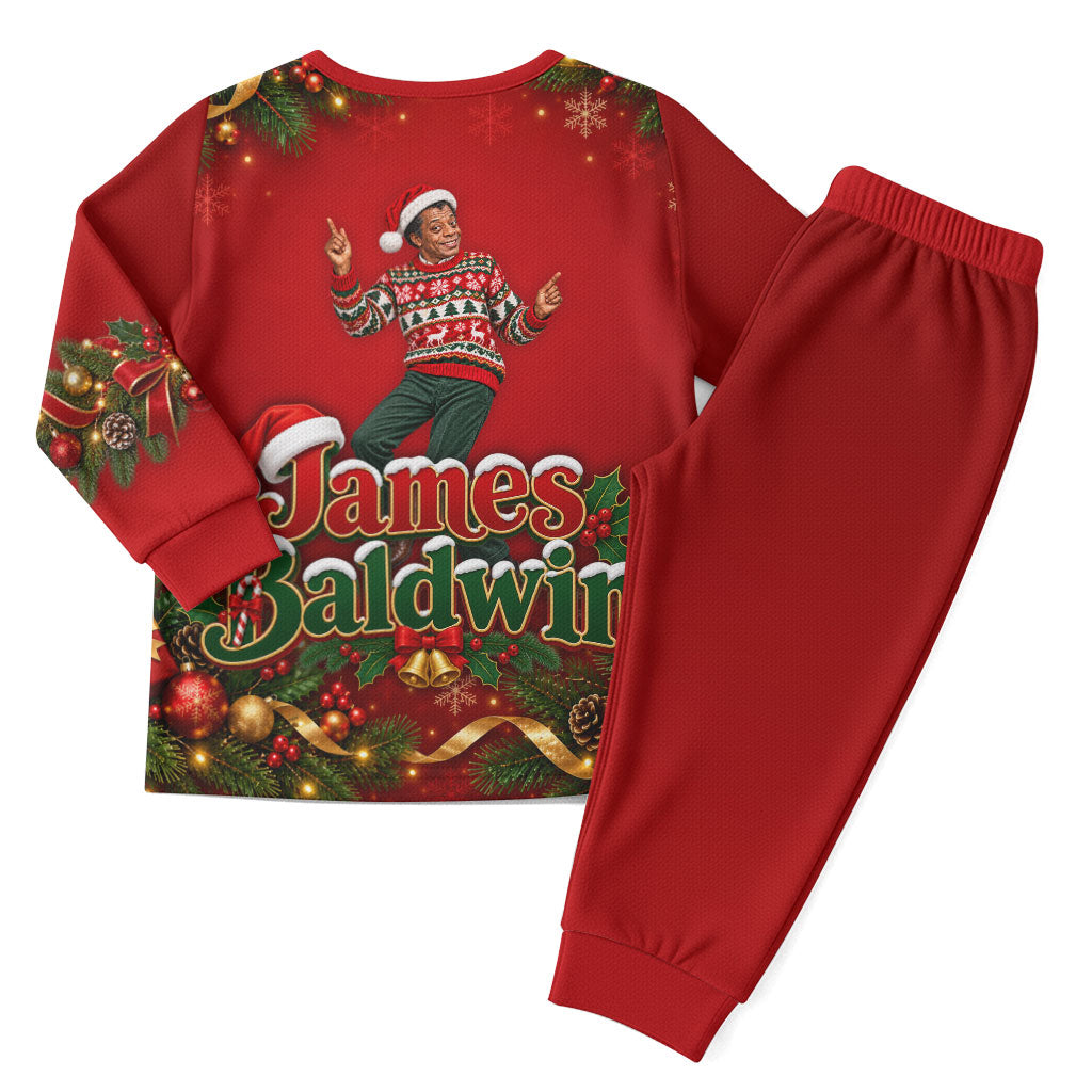 James Baldwin Christmas Pajama Set Ugly Christmas Pattern Vintage Holiday