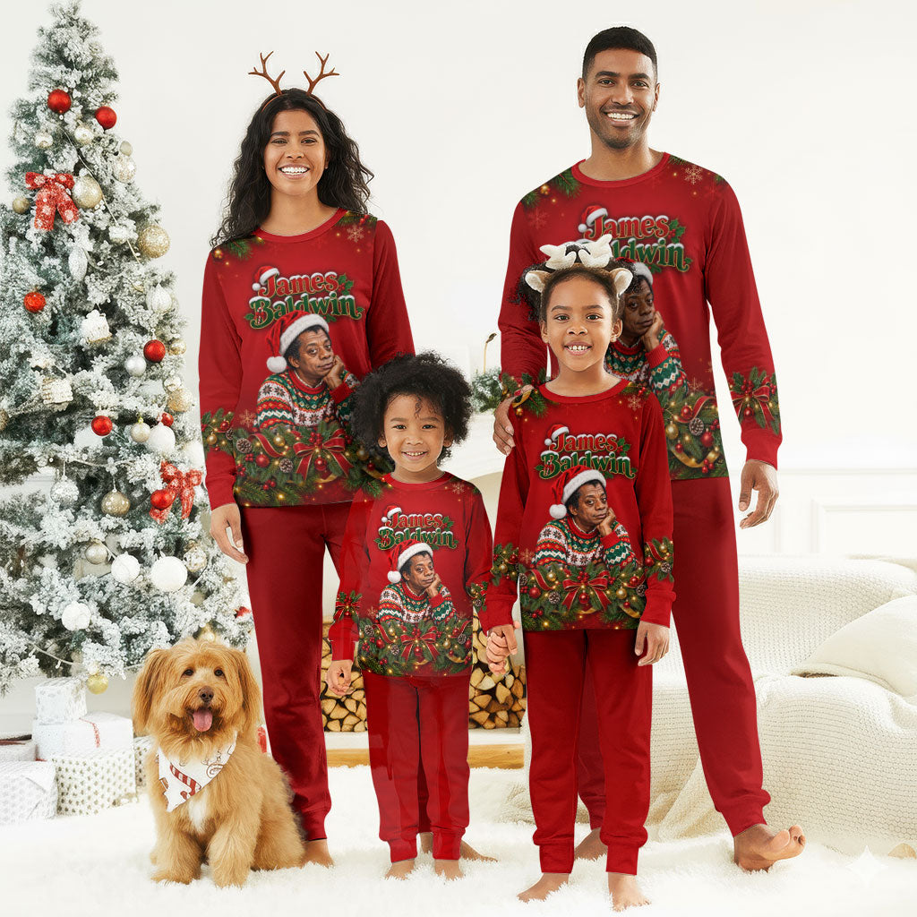 James Baldwin Christmas Pajama Set Ugly Christmas Pattern Vintage Holiday