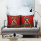 James Baldwin Christmas Pillow Cover Ugly Christmas Pattern Vintage Holiday