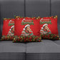 James Baldwin Christmas Pillow Cover Ugly Christmas Pattern Vintage Holiday