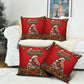 James Baldwin Christmas Pillow Cover Ugly Christmas Pattern Vintage Holiday