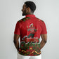 James Baldwin Christmas Polo Shirt Ugly Christmas Pattern Vintage Holiday