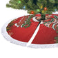 James Baldwin Christmas Tree Skirt Ugly Christmas Pattern Vintage Holiday
